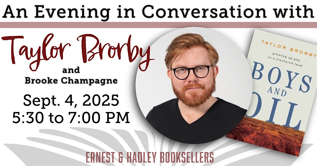 An Evening in Conversation with Taylor Brorby & Brooke Champagne
