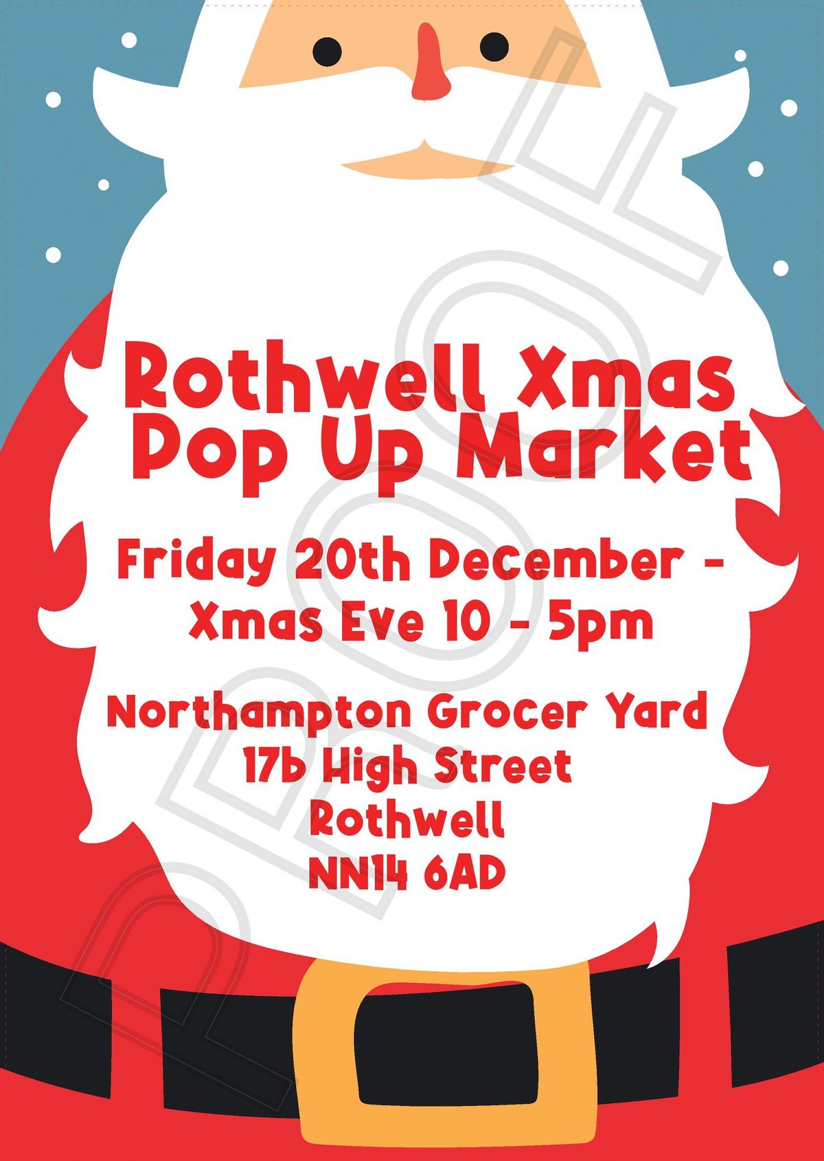 Rothwell Xmas Pop Up Market