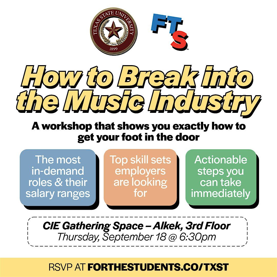 How to Break into the Music Industry