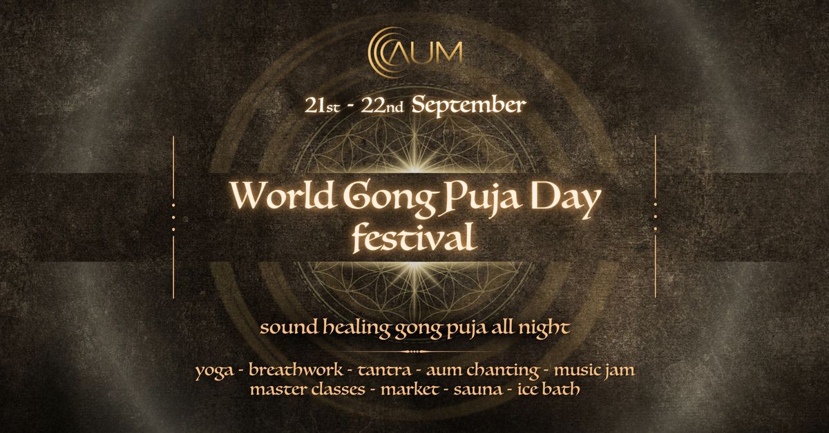 World Gong Puja Day in AUM Sound Healing Center