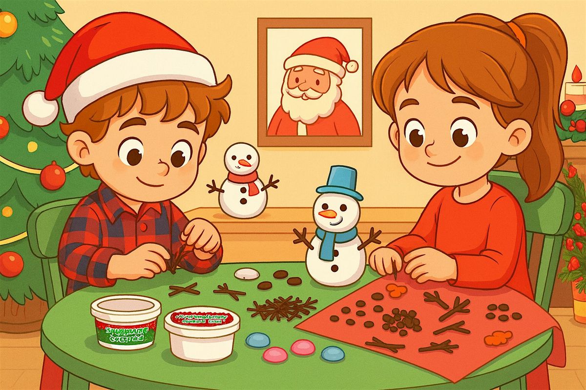 FREE MYO Snowman & BINGO at Busy Bees Kids Salon!