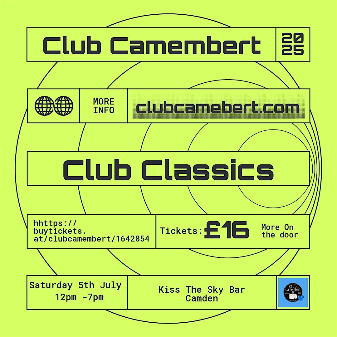 Afternoon Delight (Day Disco) - Club Classics With Club Camembert with Live