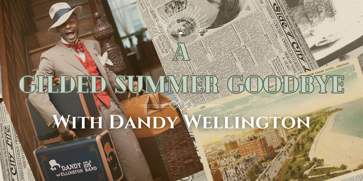 Gilded Summer Goodbye - Vintage Lifestyle Panel