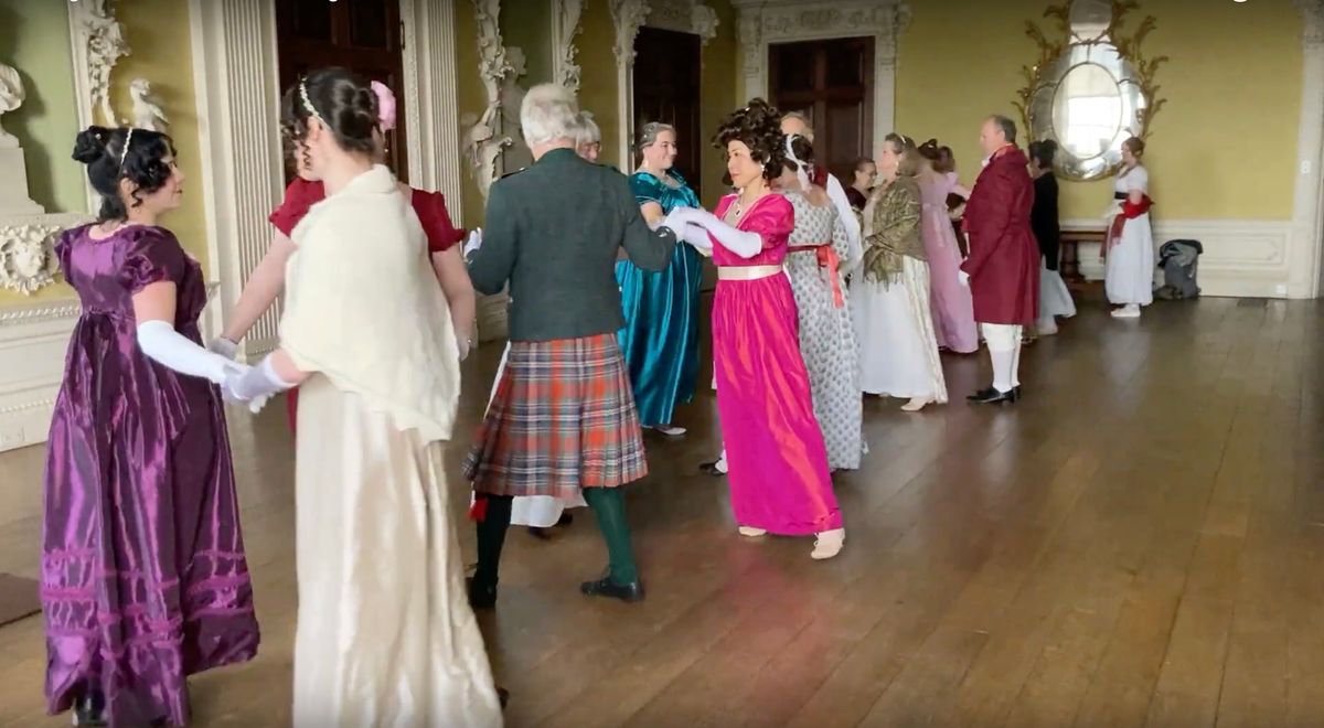Regency and Georgian Country Dancing and Display Prep for Cogges Manor Farm
