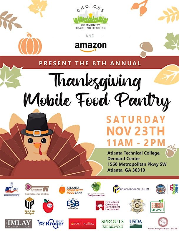 CHOICES 8th Annual Thanksgiving Mobile Food Pantry Presented by Amazon