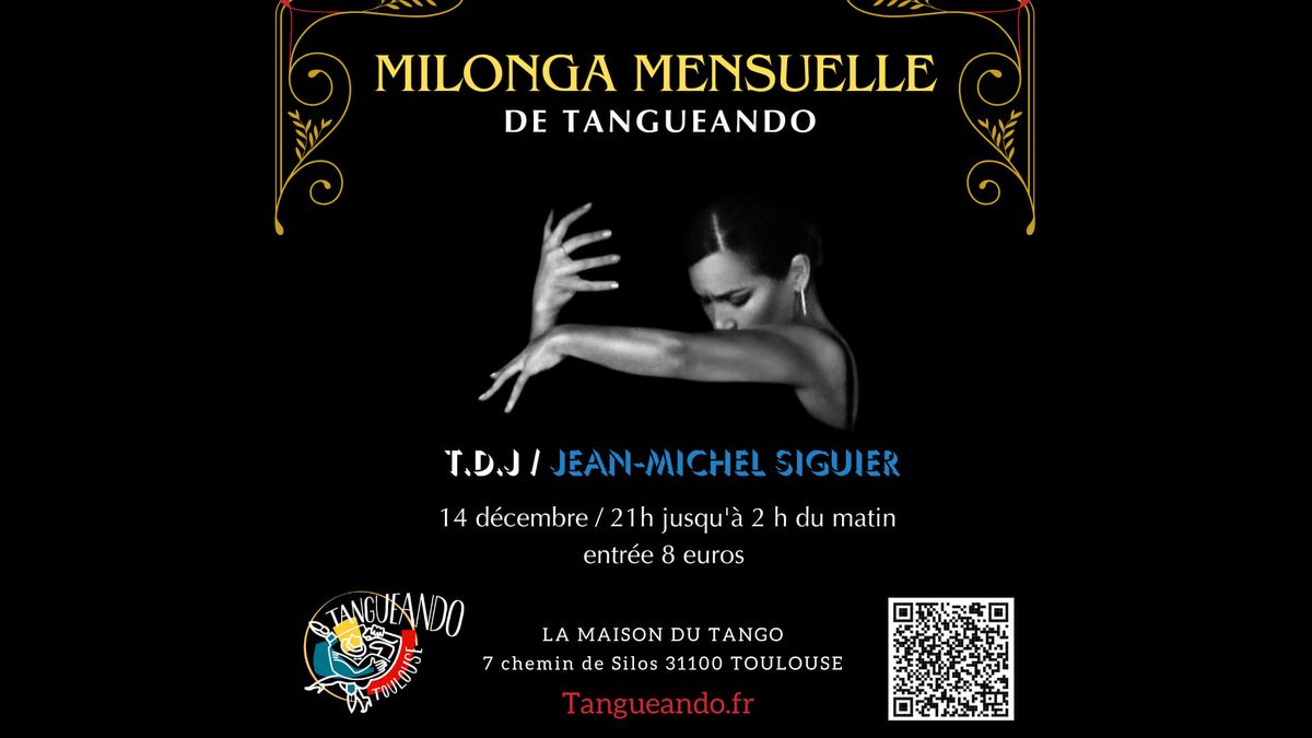 Milonga mensuelle de tangueando 