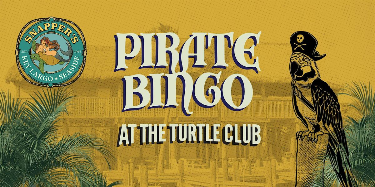 Pirate Bingo Night at Snappers!