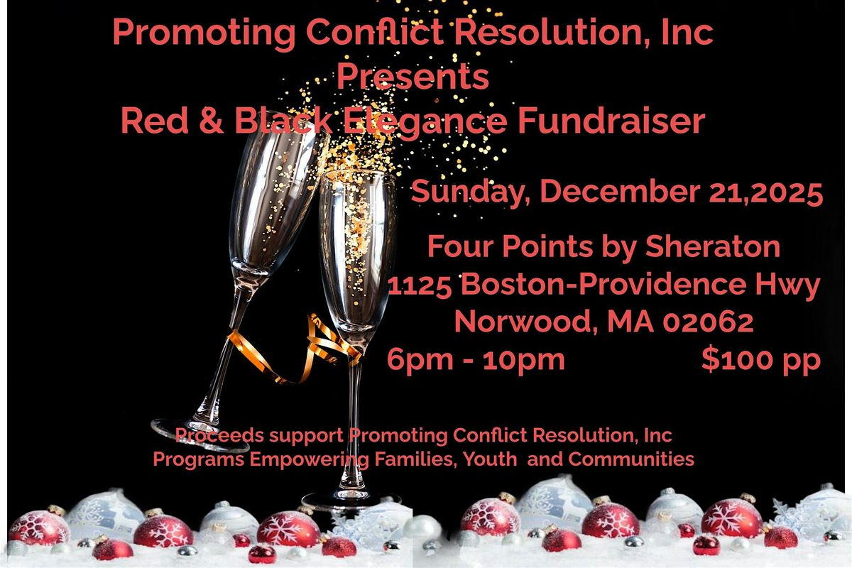 Red and Black Elegance Fundraiser