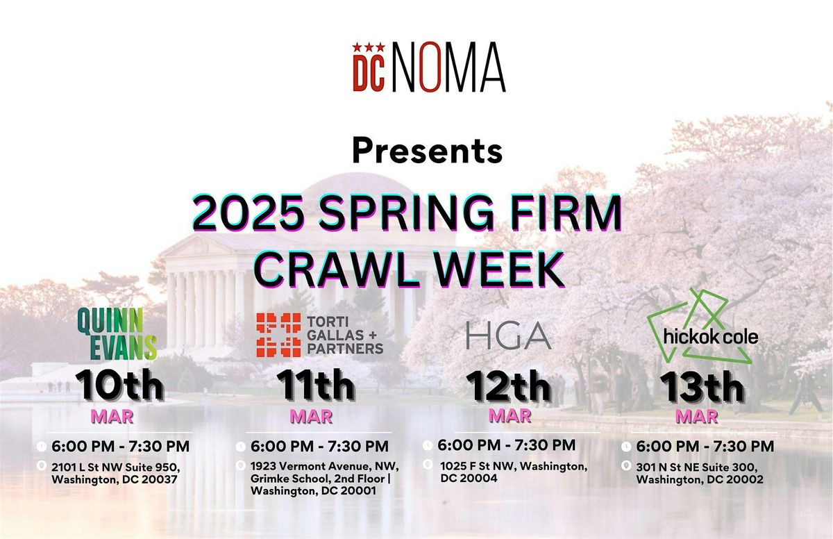 DCNOMA - 2025 SPRING FIRM CRAWL - Torti Gallas + Partners