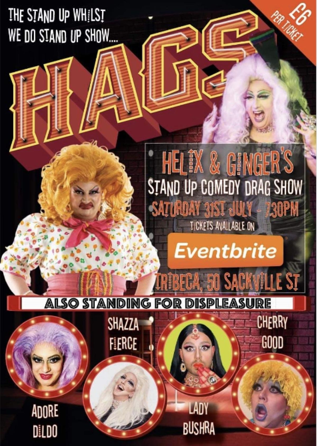 (HAG\u2019s) Helix and Ginger\u2019s Stand Up Comedy Drag Show