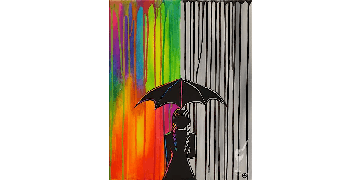 Rain Bow - Family Fun - Paint and Sip in Houston | Classpop!\u2122