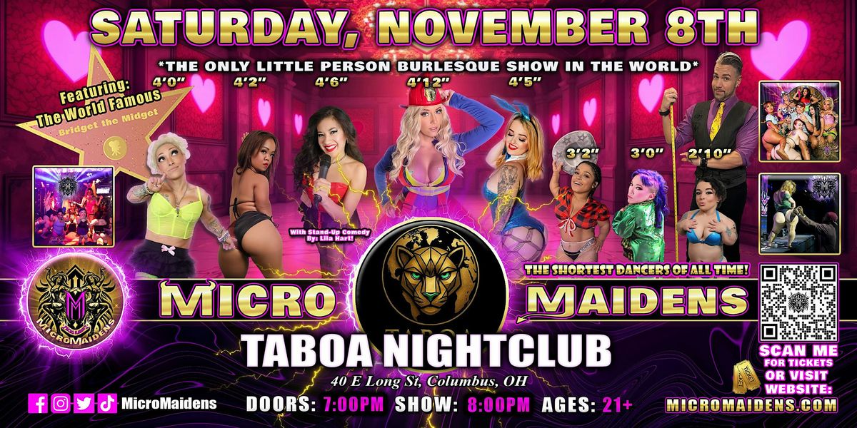 Columbus, OH - Micro Maidens: The Show - Dwarf Dancers @ Taboas Nightclub