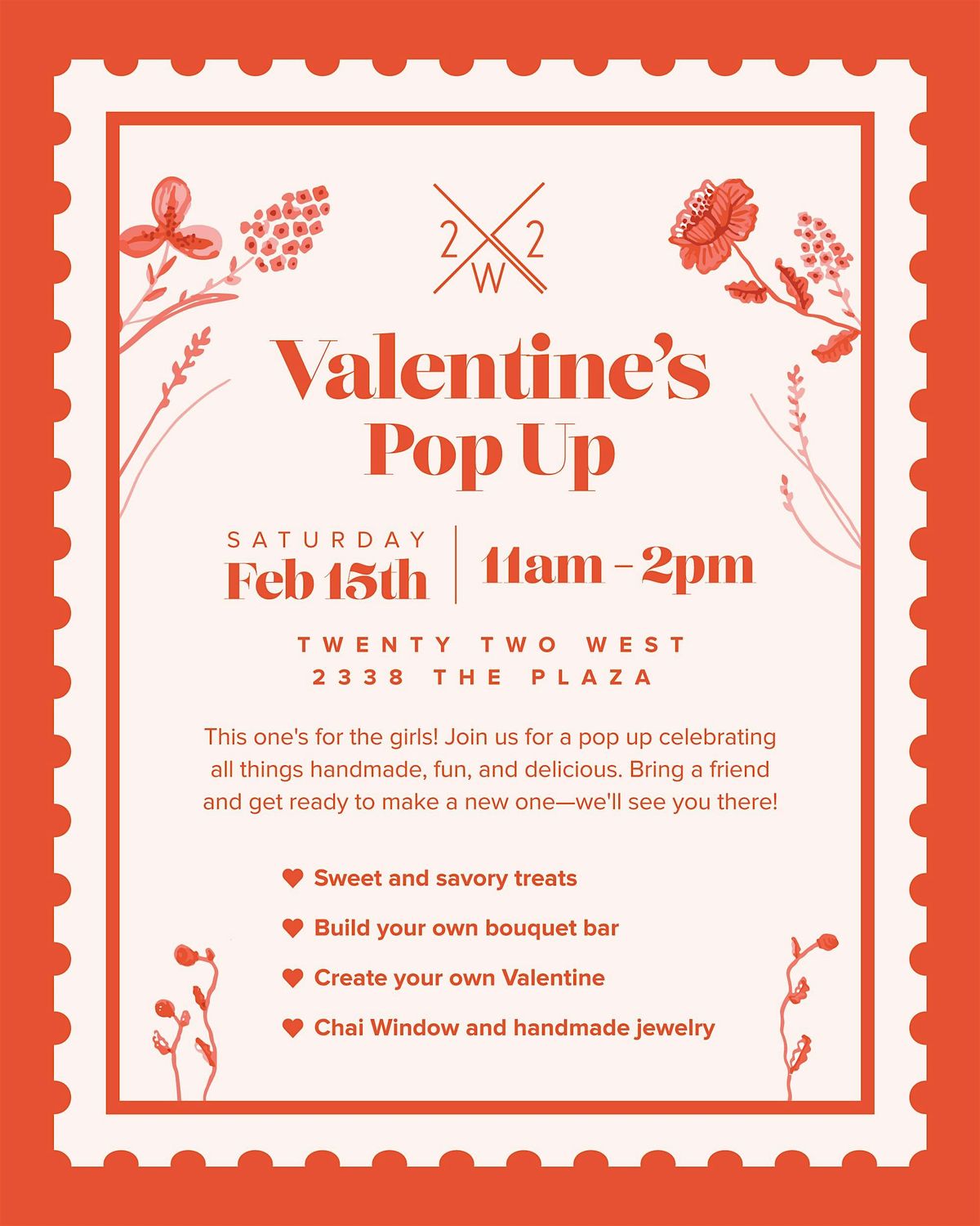 This One's for the Girls: A Valentine's Pop-Up