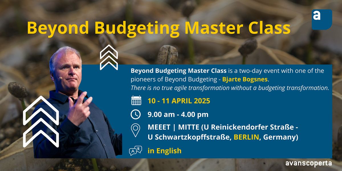 Beyond Budgeting Master Class