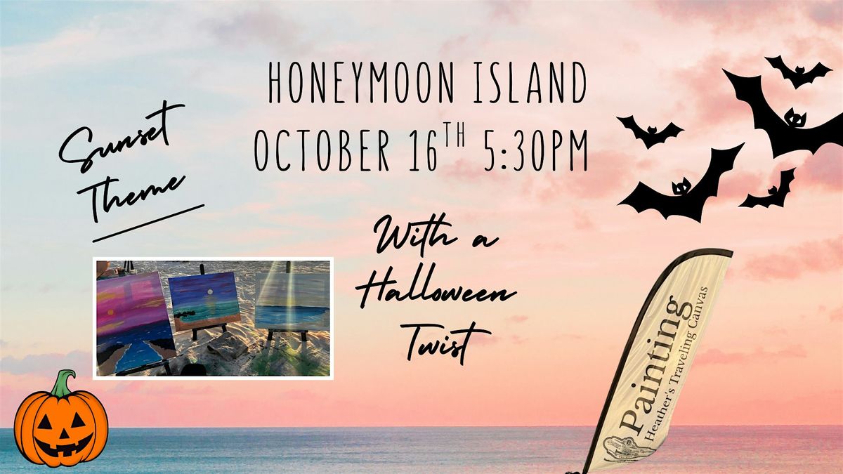 Paint a Sunset in October at Honeymoon Island