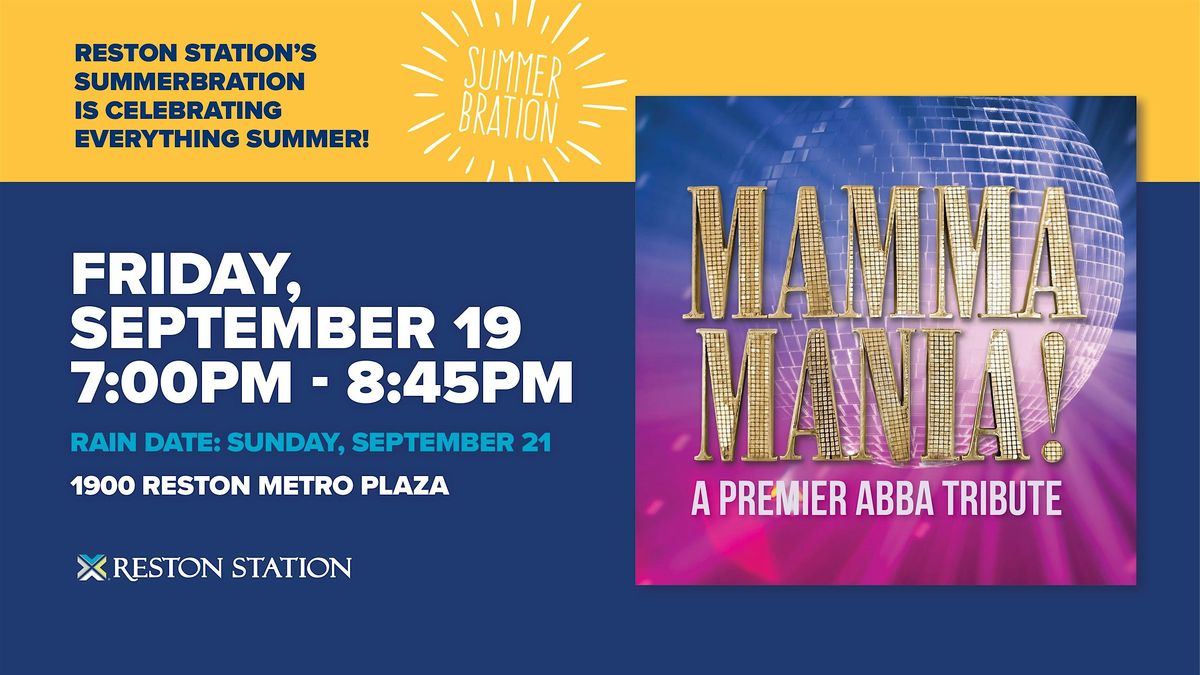 Mama Mania \u2013 An ABBA Tribute Concert at Reston Station