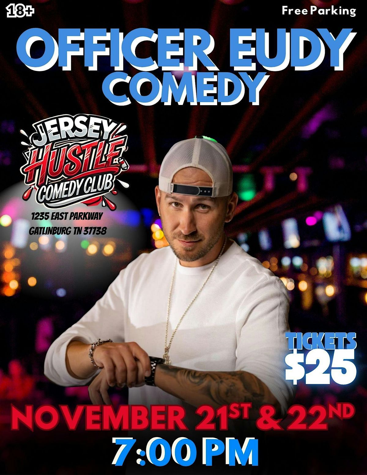 Officer Eudy Comedy Live @ Jersey Hustle Comedy Club