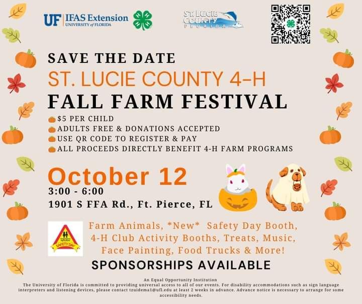 St. Lucie County 4-H Fall Farm Festival 