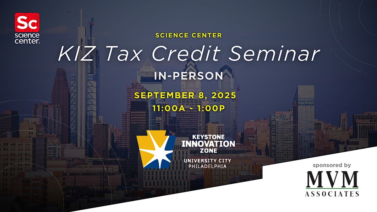KIZ Tax Credit Seminar