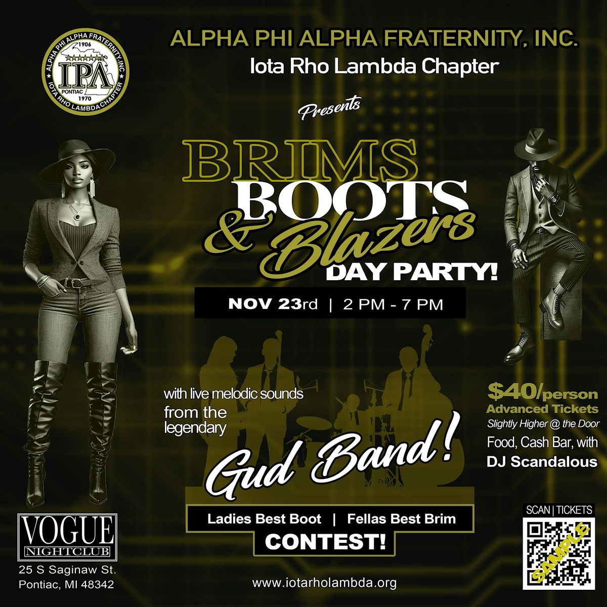 IRL Brims, Boots, & Blazers Day Party!!