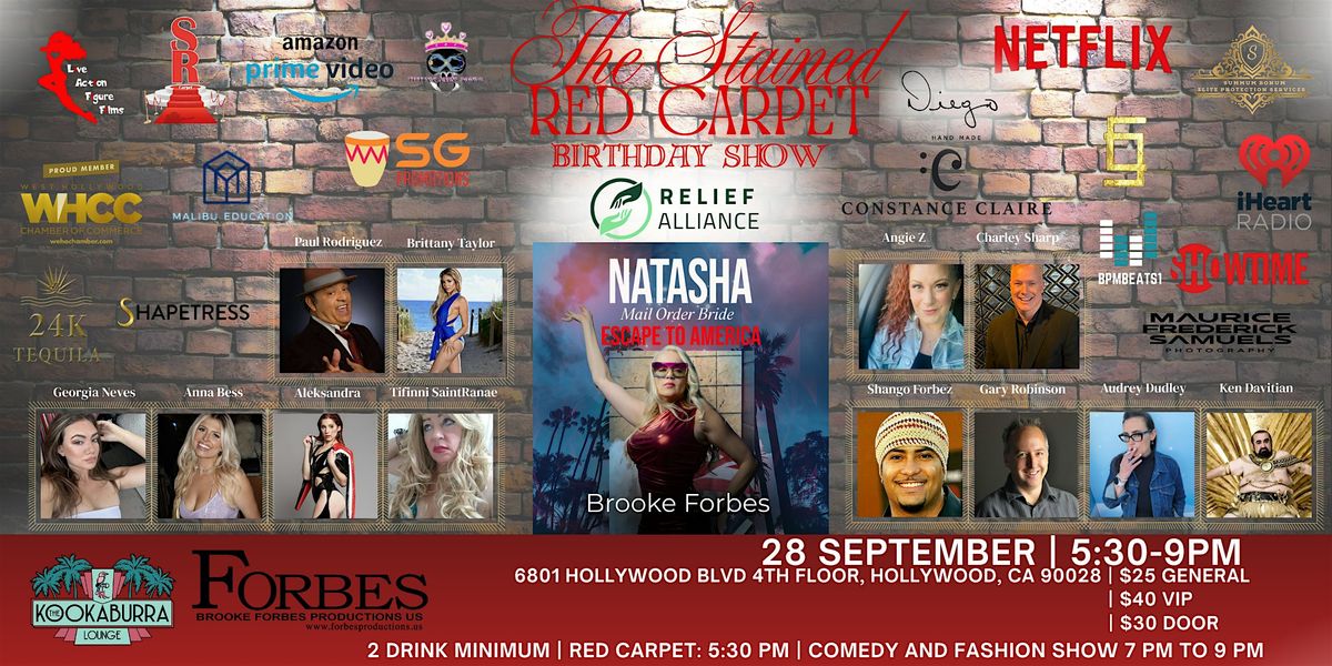 The Stained Red Carpet,  Comedy and Fashion Charity Event