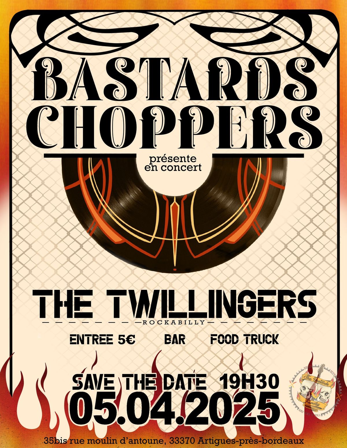 Soir\u00e9e\/Concert Bastards Choppers