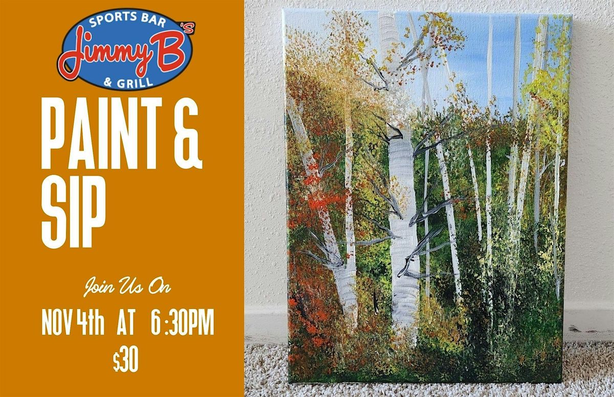 Paint and Sip at Jimmy B's