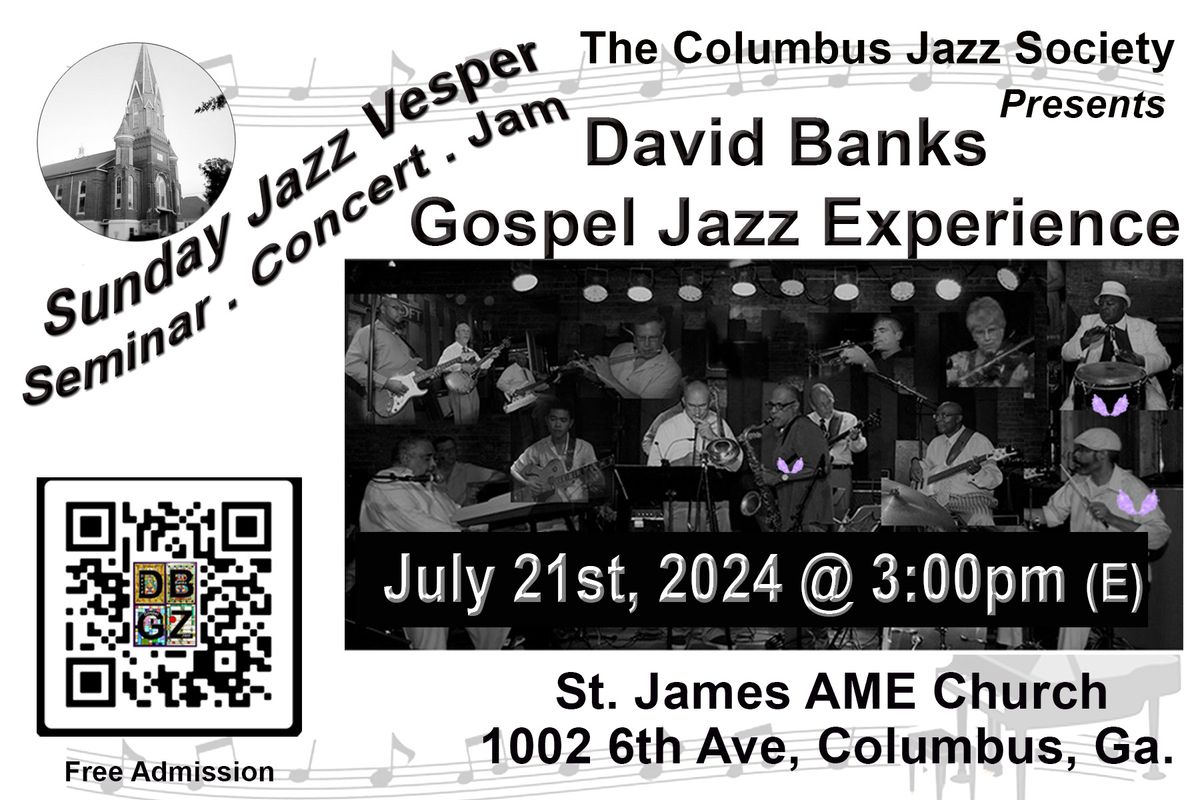 Sunday Jazz Vesper - Seminar, Concert & Jam