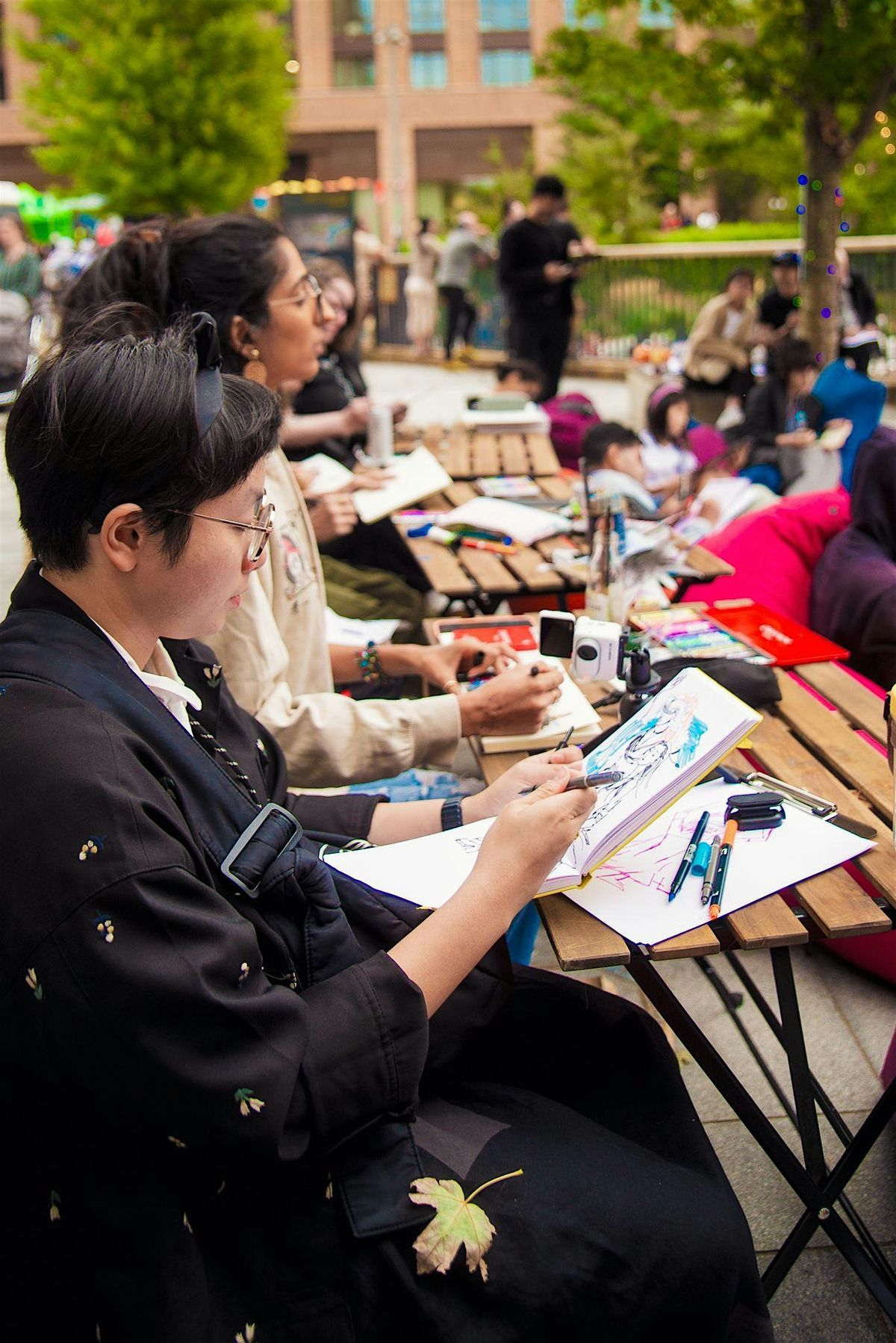 Enclave Draws to the Beat - Life Drawing with Let's Draw Now