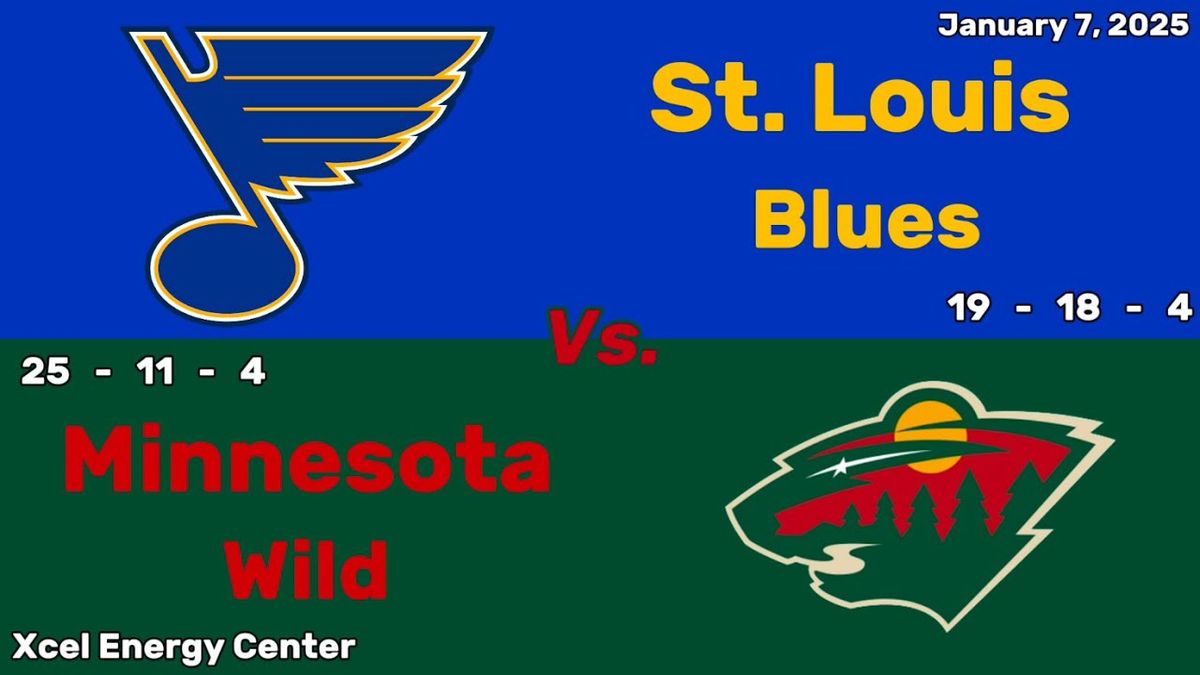 Minnesota Wild vs. St. Louis Blues