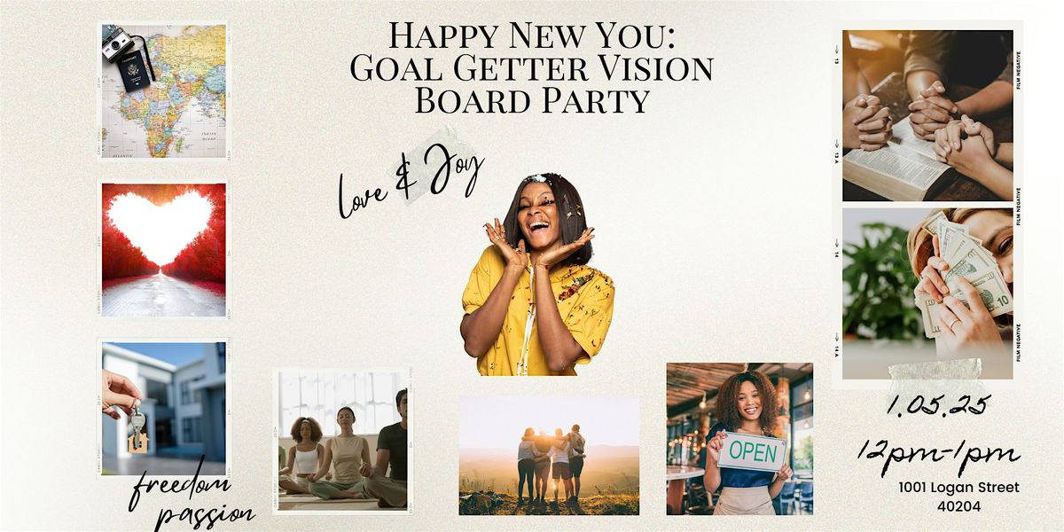 Happy New You: Goal Getter Vision Board Party