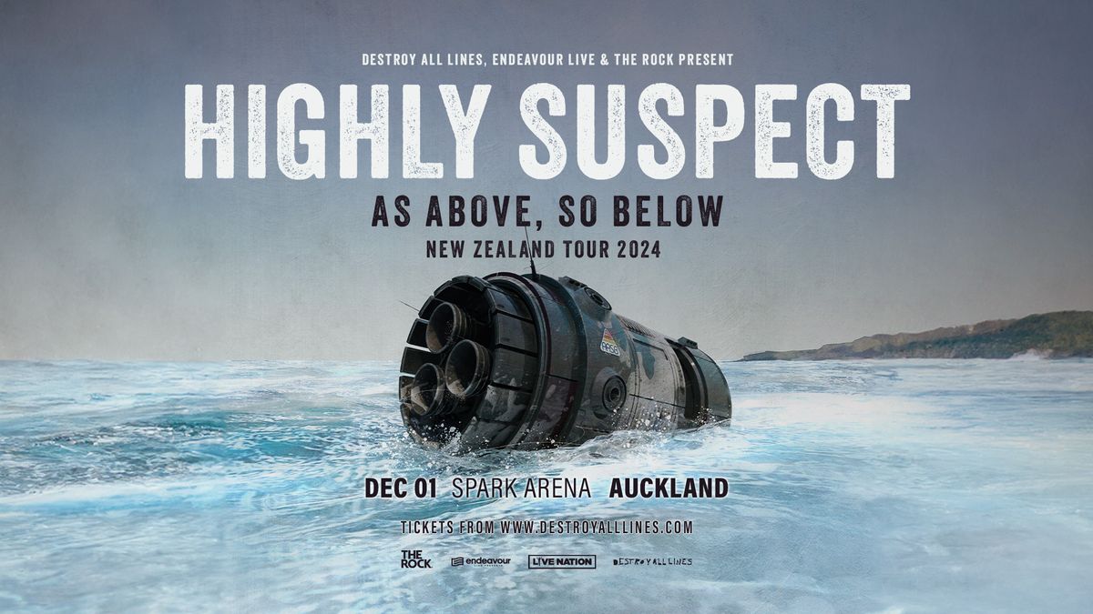 Highly Suspect 'As Above, So Below' NZ Tour 2024 - Auckland | LIC AA 