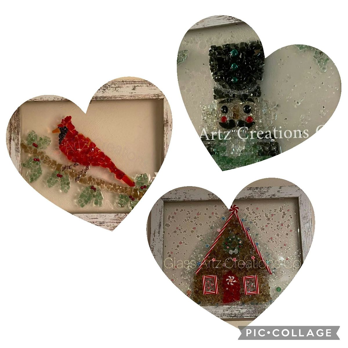 Holiday Themed Crushed Glass  & Milkshake Event