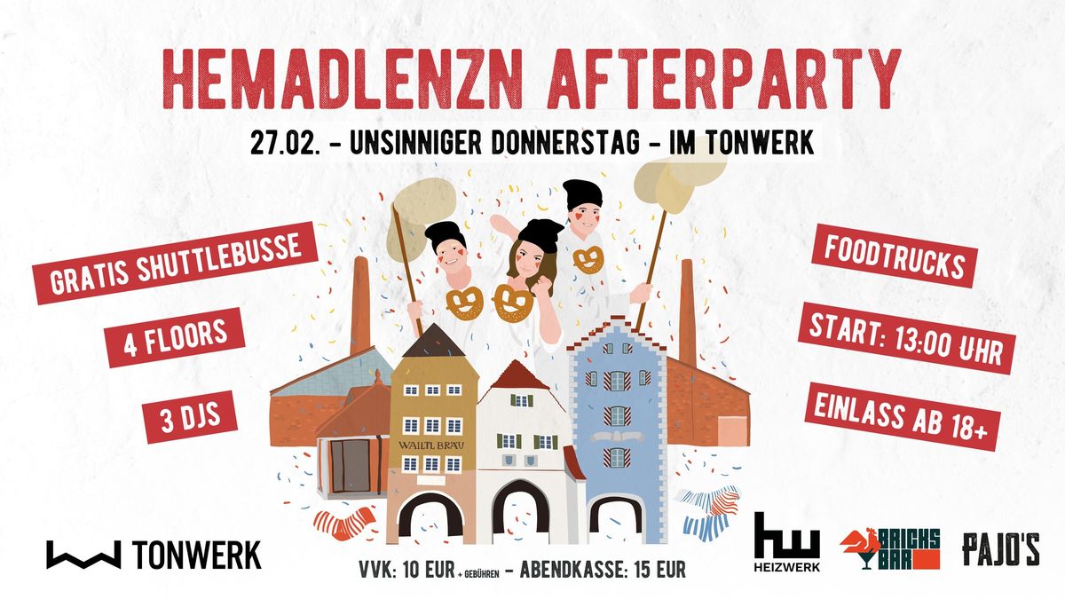 HEMADLENZN AFTERPARTY 2025 IM TONWERK