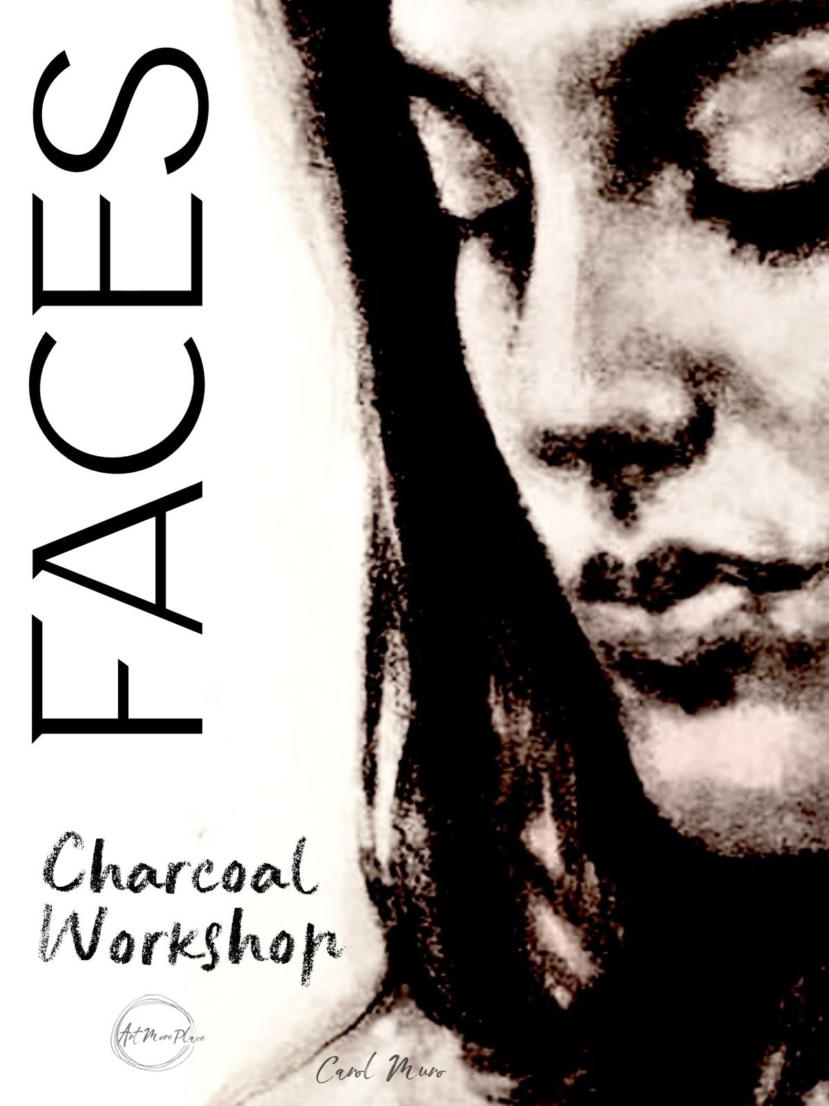 FACES: Dynamic Portraits in Charcoal