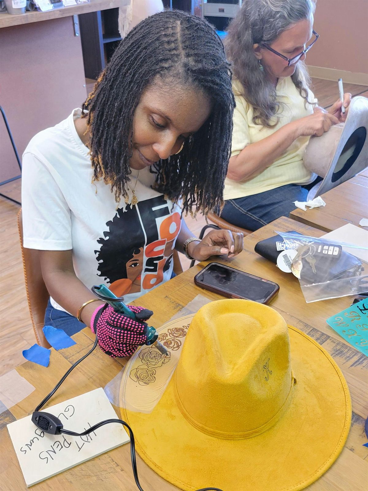 HAT DESIGN BURNING CLASS (Pyrography Hat Art)