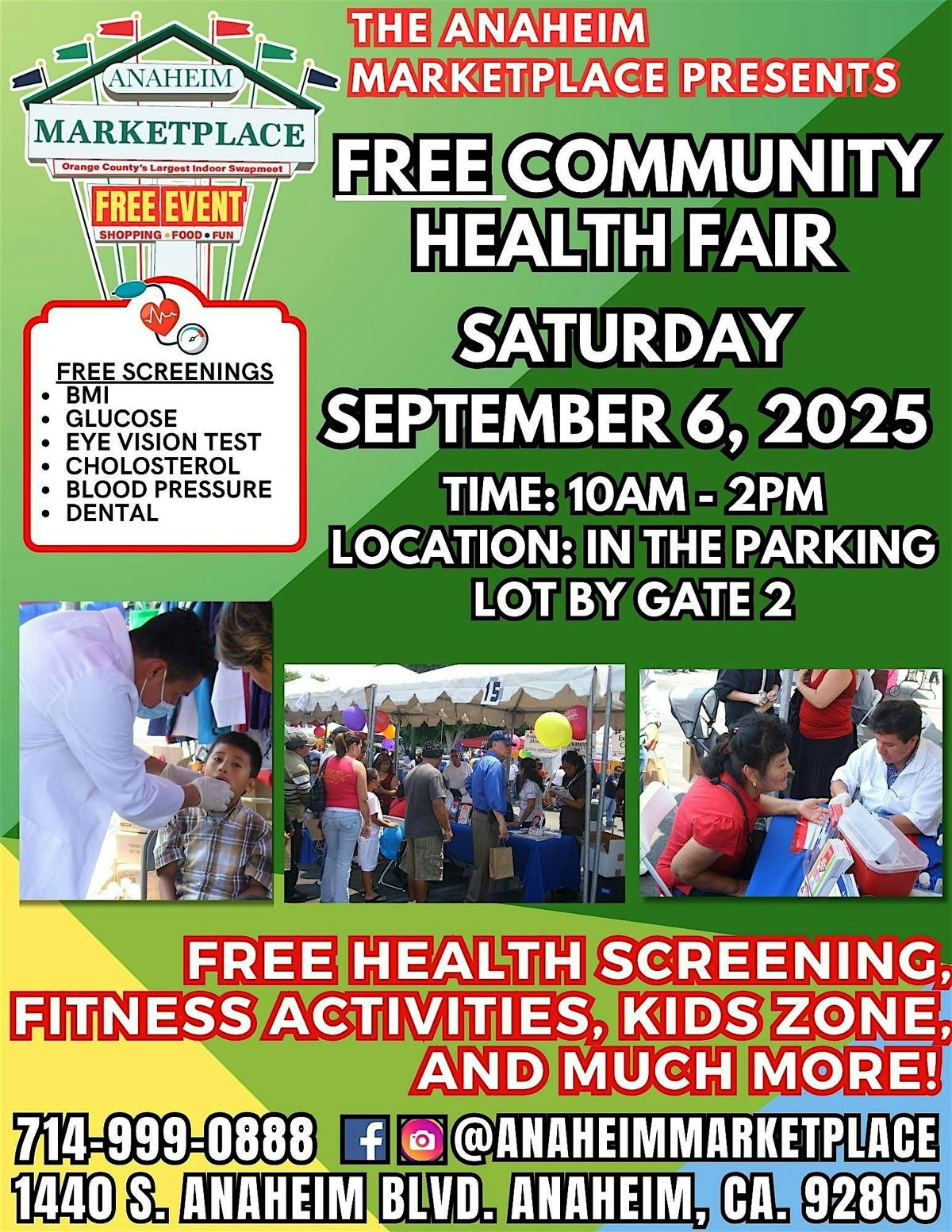 FREE Community Health Fair Vendors Wanted!