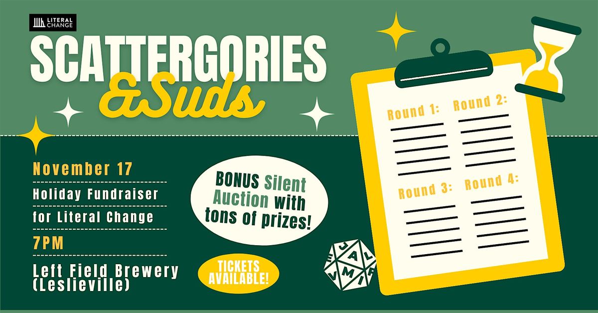 Scattergories & Suds: Game night with Literal Change