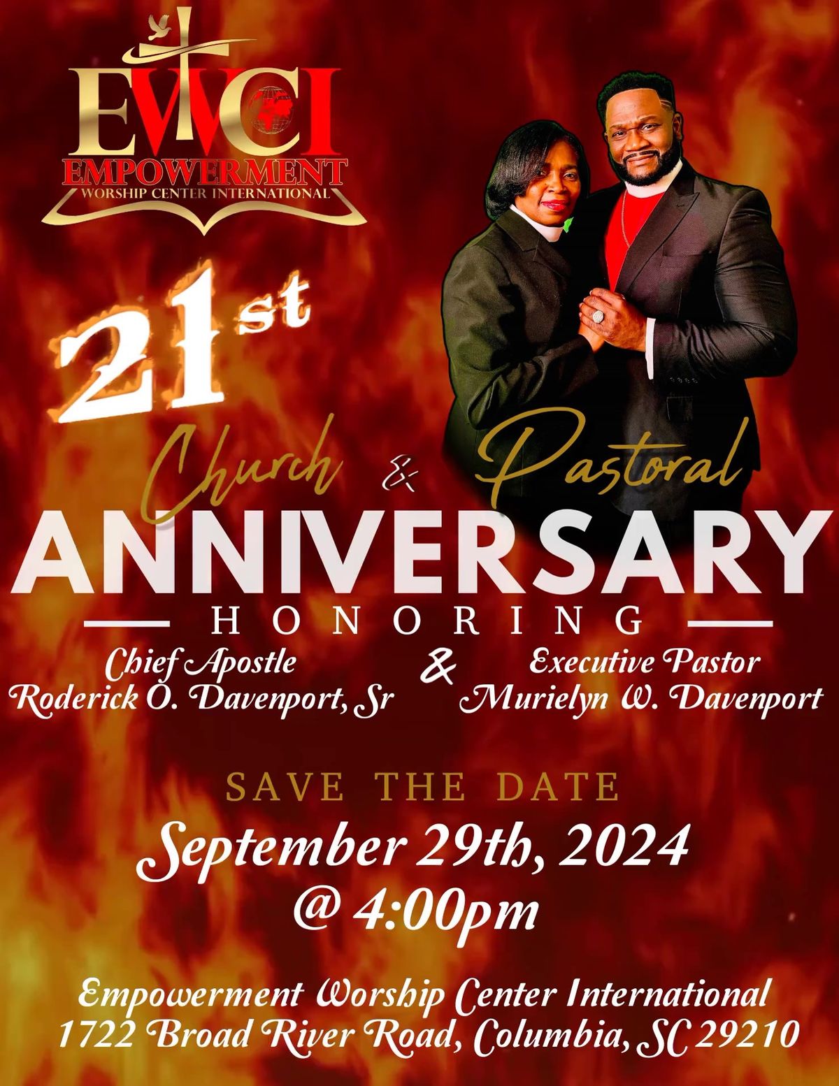 21st Church & Pastoral Anniversary