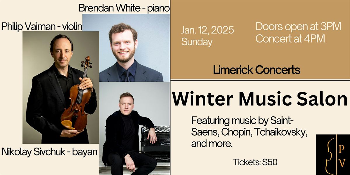 LIMERICK CONCERTS: WINTER MUSIC SALON