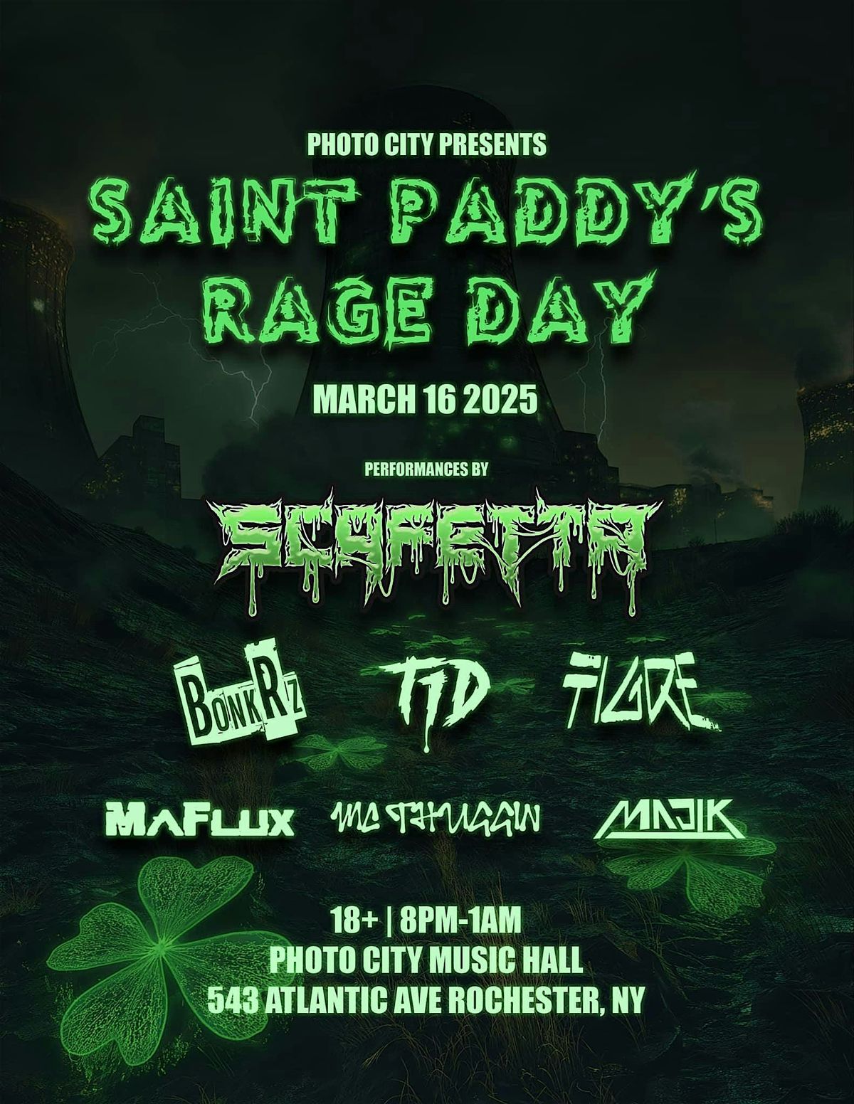 Saint Paddy's Rage Day w\/ Scafetta