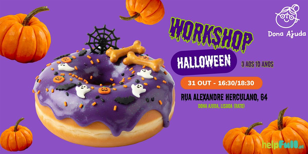 Workshop de Halloween - atividades "assustadoras"...