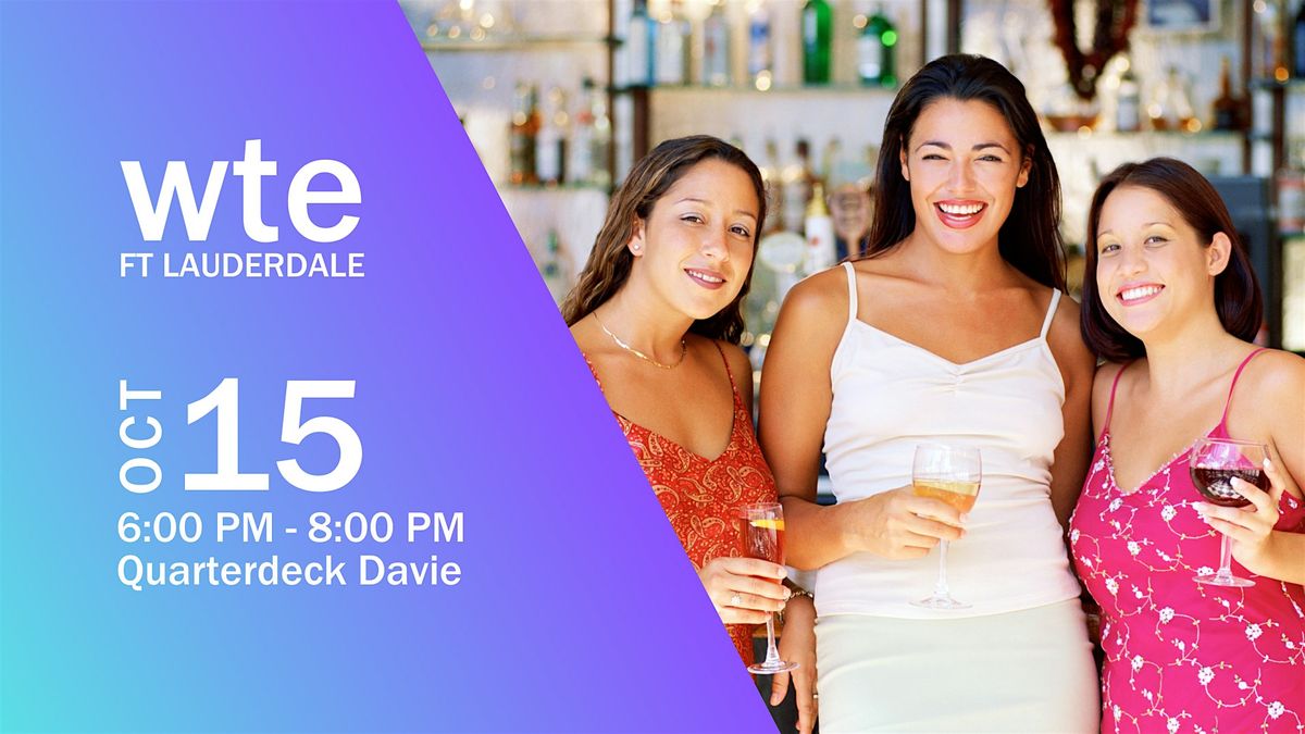 Women in Tech & Entrepreneurship - Ft Lauderdale Chapter October Happy Hour