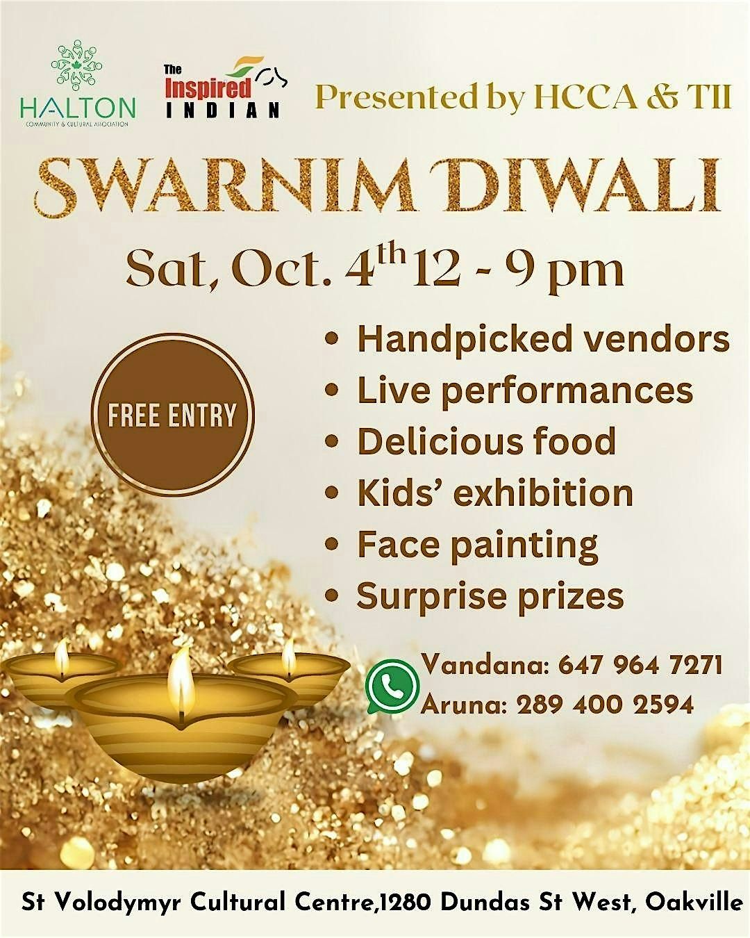 Swarnim Diwali Show - The Largest Diwali in  Oakville