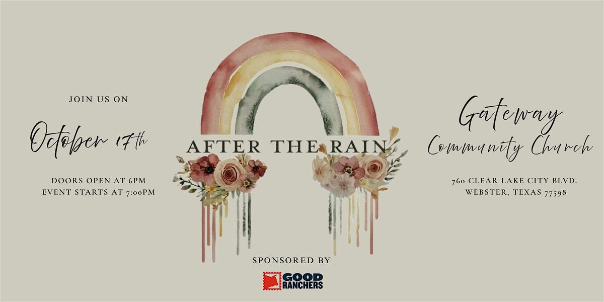 After the Rain: A Women\u2019s Night of Hope & Worship
