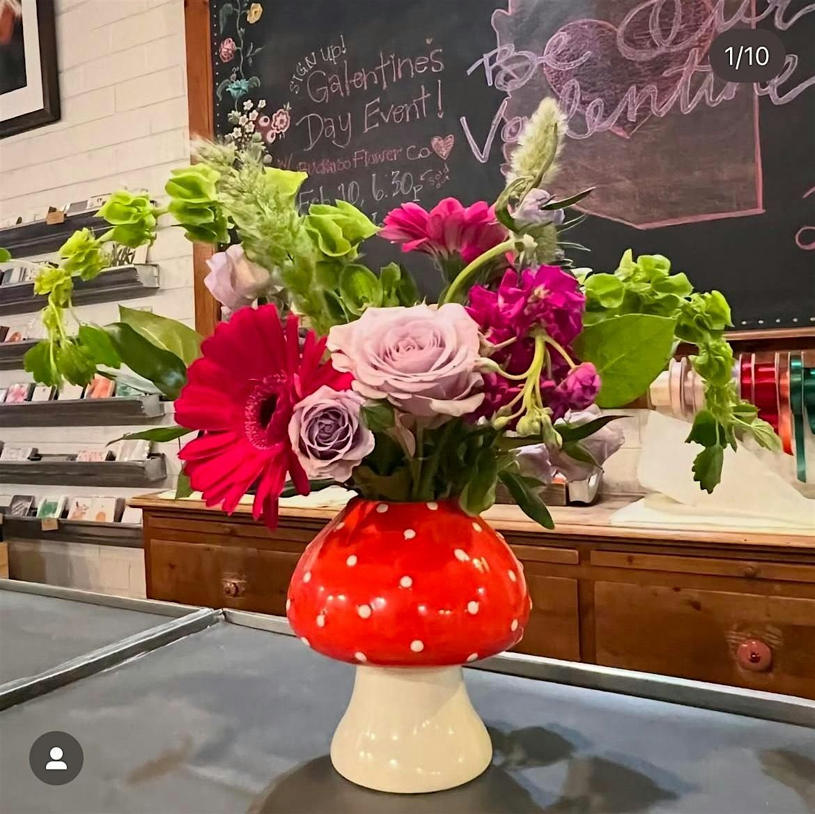 Galentine's Flower Workshop