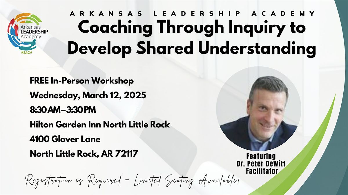 REACH: Coaching Through Inquiry to Develop Shared Understanding (In-Person)