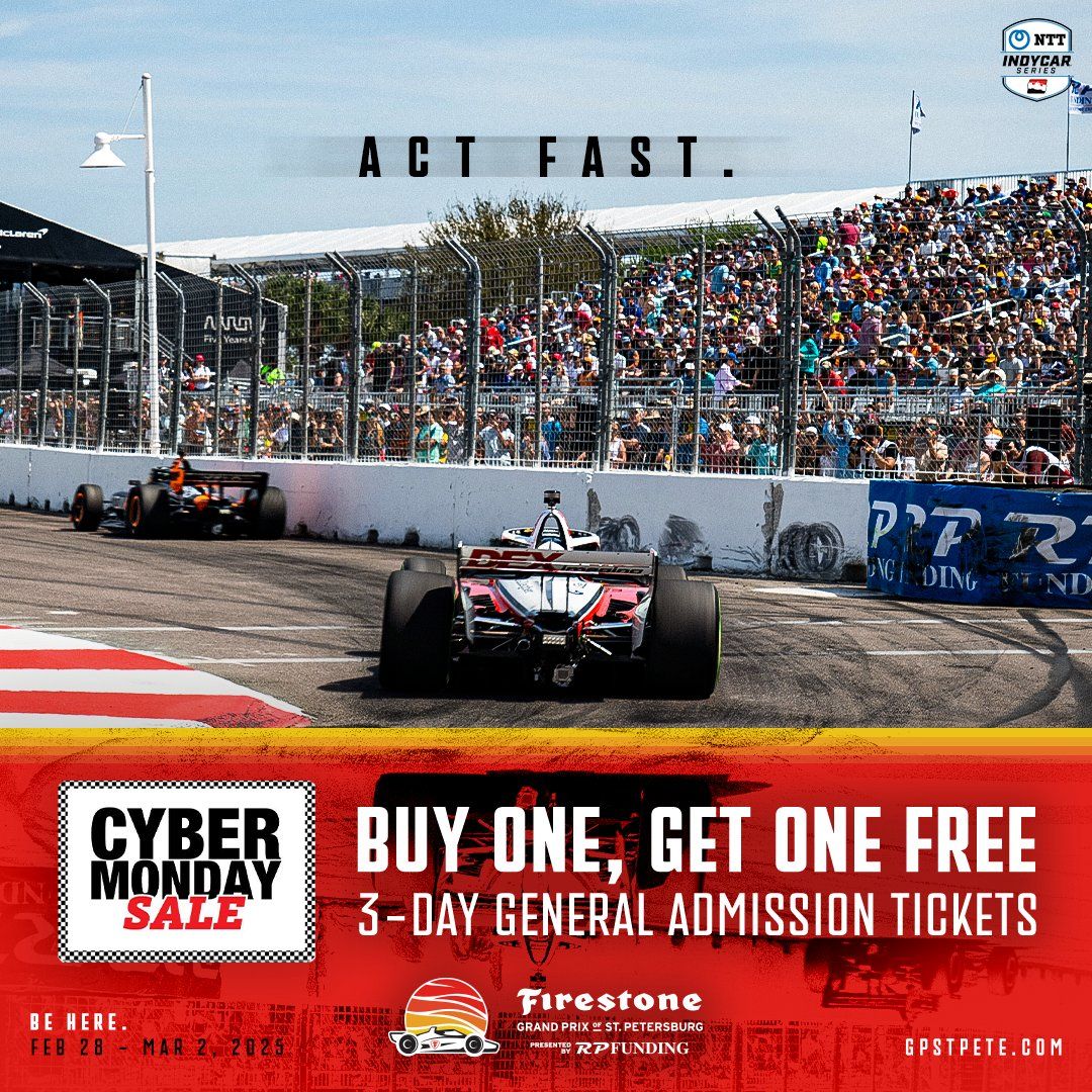 IndyCar Series: Grand Prix of St. Petersburg - 3 Day Pass