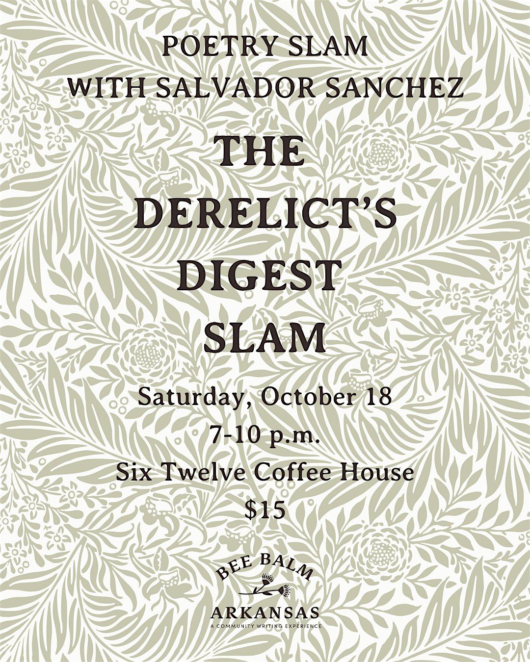 Poetry Slam with The Derelict's Digest