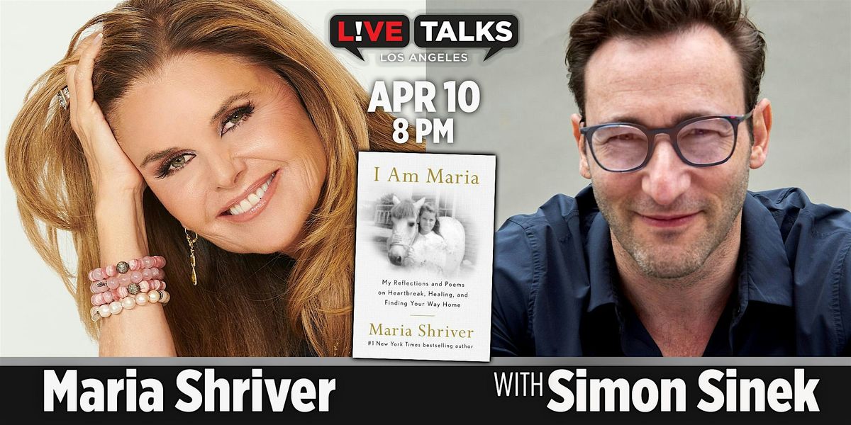 Maria Shriver with Simon Sinek